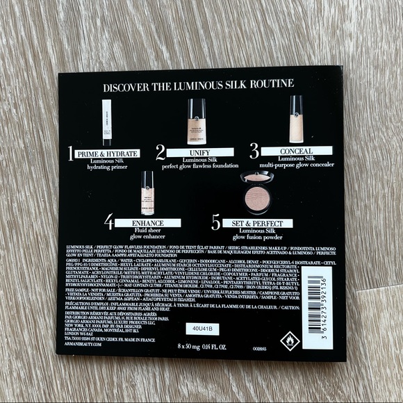 New! Giorgio Armani Luminous Silk Award Winning Foundation - Picture 3 of 3